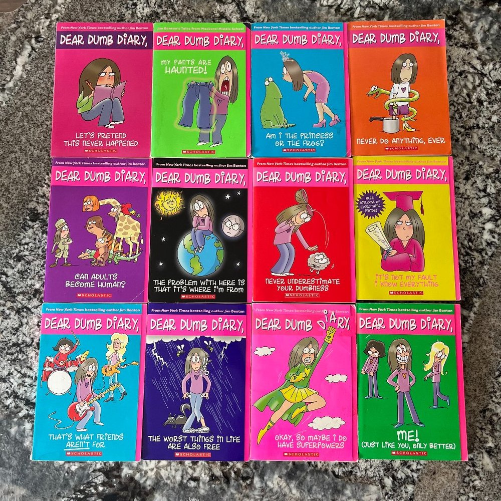 Dear Dumb Diary Lot 1-12